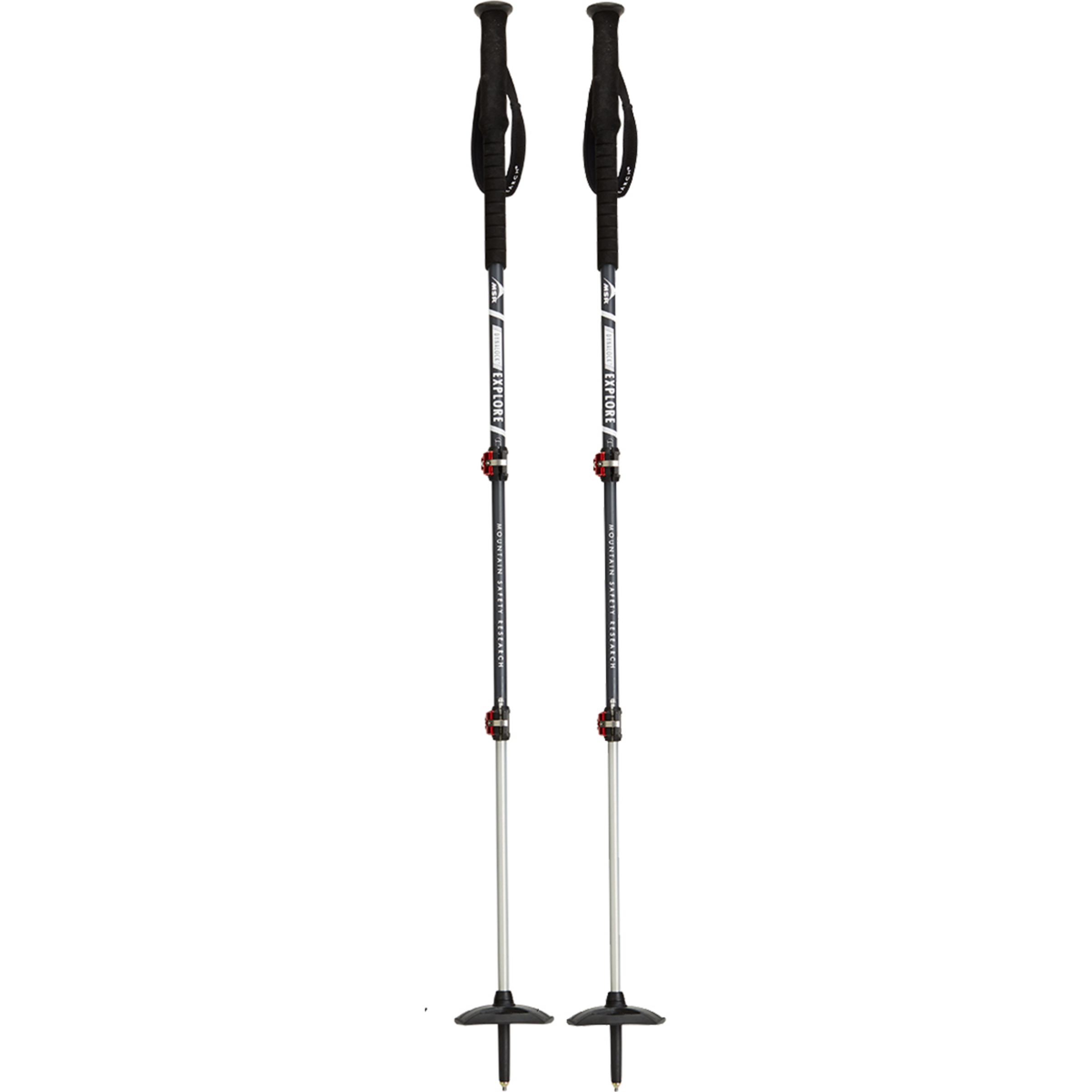 MSR Dynalock Explore 3-Sections Poles Trekkingstöcke Wanderstöcke & Trekkingstöcke schwarz