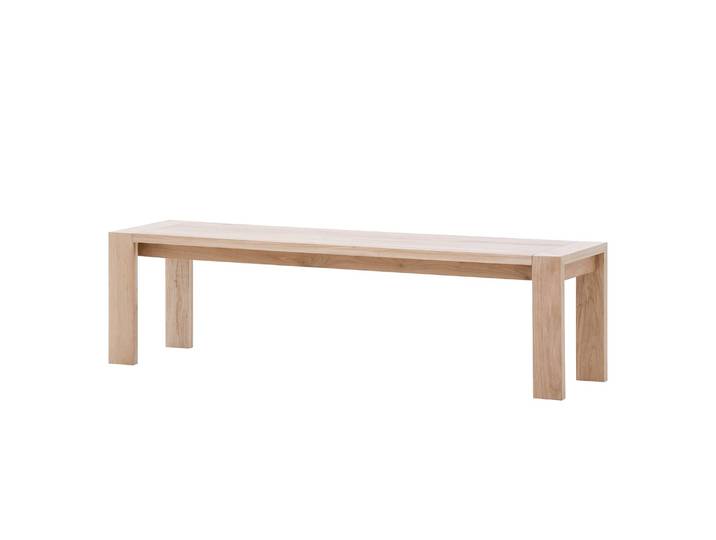 Banc 185cm Marron/Chêne clair