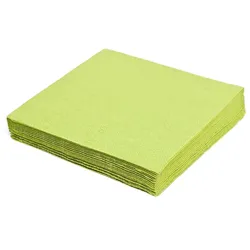 Serviette (PAP FSC Mix) 1-lagig gelbgrün 33 x 33 cm