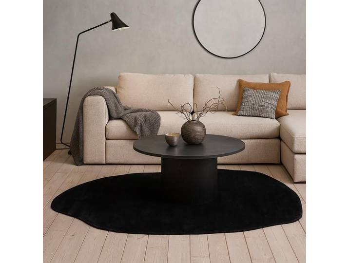 Milton & Oldbrook Tapis Doux Organique 160 x 230 cm Pavia Noir