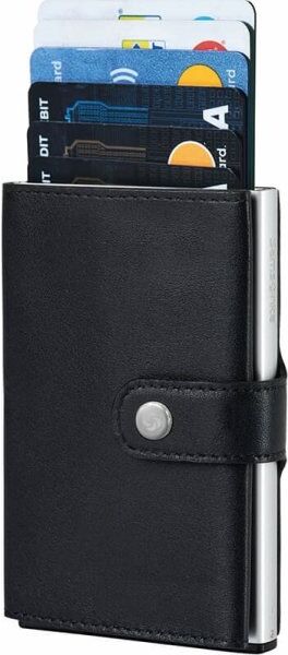 Samsonite Alufit Plus Rfid Card Case Wallet, Sort