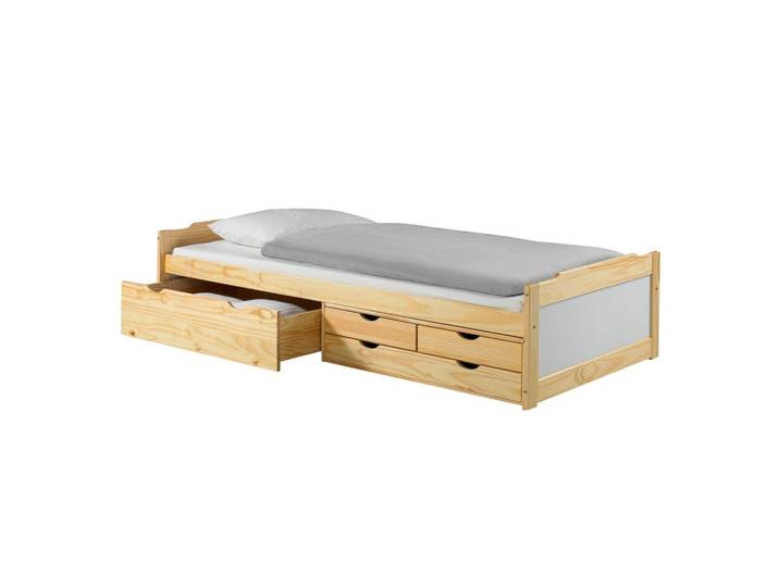 FUNKTIONSBETT ANDREA 90x200 cm natur/weiß