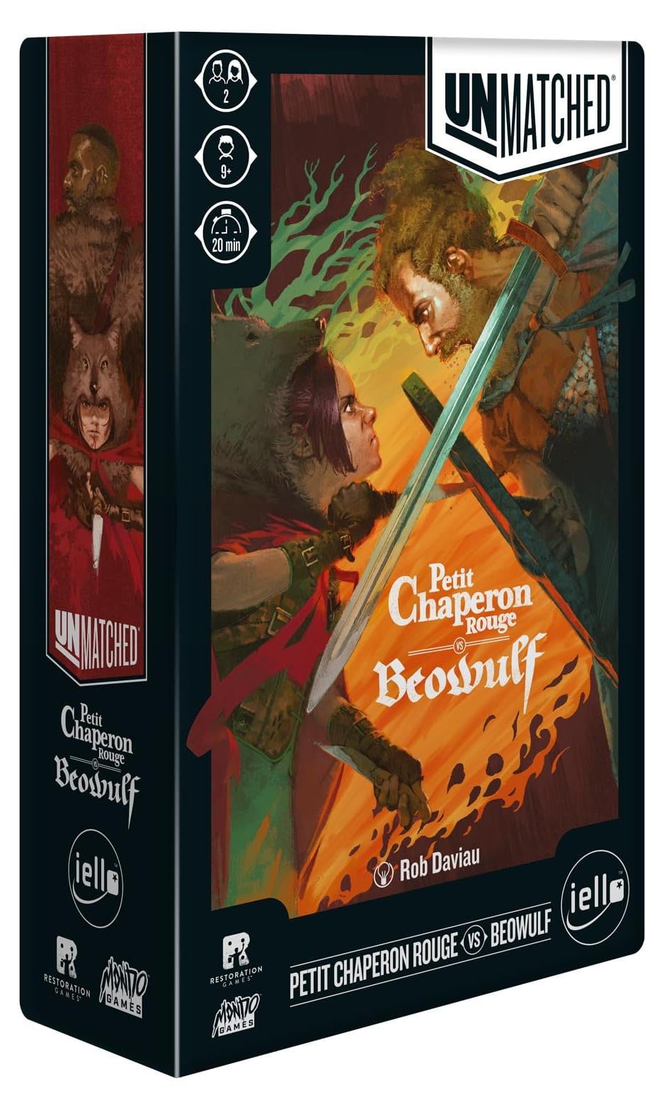 Iello Roodkapje tegen Beowulf bordspel