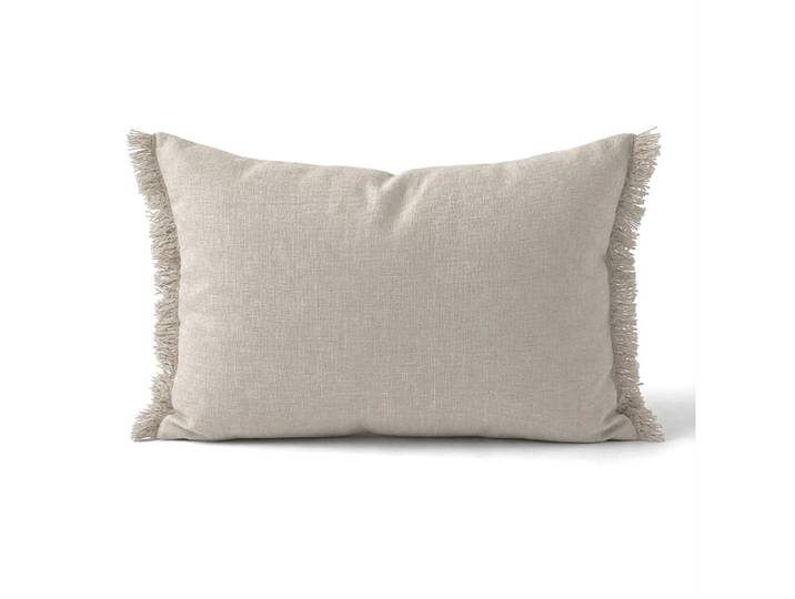 NUKA HOME Kissen ASHLYN 48x5cm hellbraun unifarben