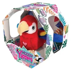 Cobi Interaktives Maskottchen „Happy Yappers“ - Roter Papagei