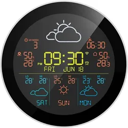 Tesla Weather Station Device MS360 with Wi-Fi Sensor, Wetterstation, Weiss