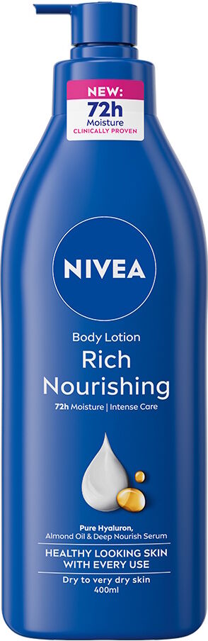 NIVEA Nourishing Hydration Body Milk med pumpe 400 ml