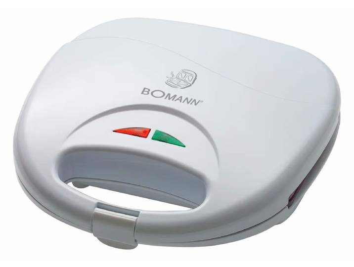 Bomann ST 5016 CB Sandwich Toaster – Sandwichmaker/Sandwichtoaster – weiss