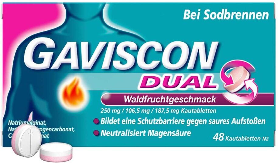 GAVISCON Dual Kautabletten Waldfrucht