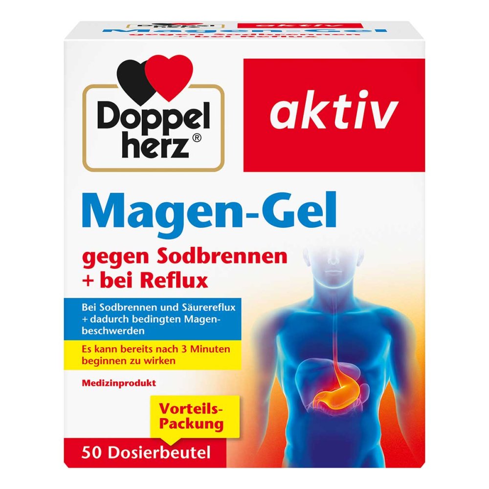 Queisser Pharma GmbH & Co. KG Doppelherz Magen-gel Gegen Sodbrennen+bei Reflux 19282691