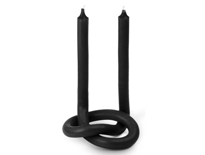 Knot Kerze Schwarz