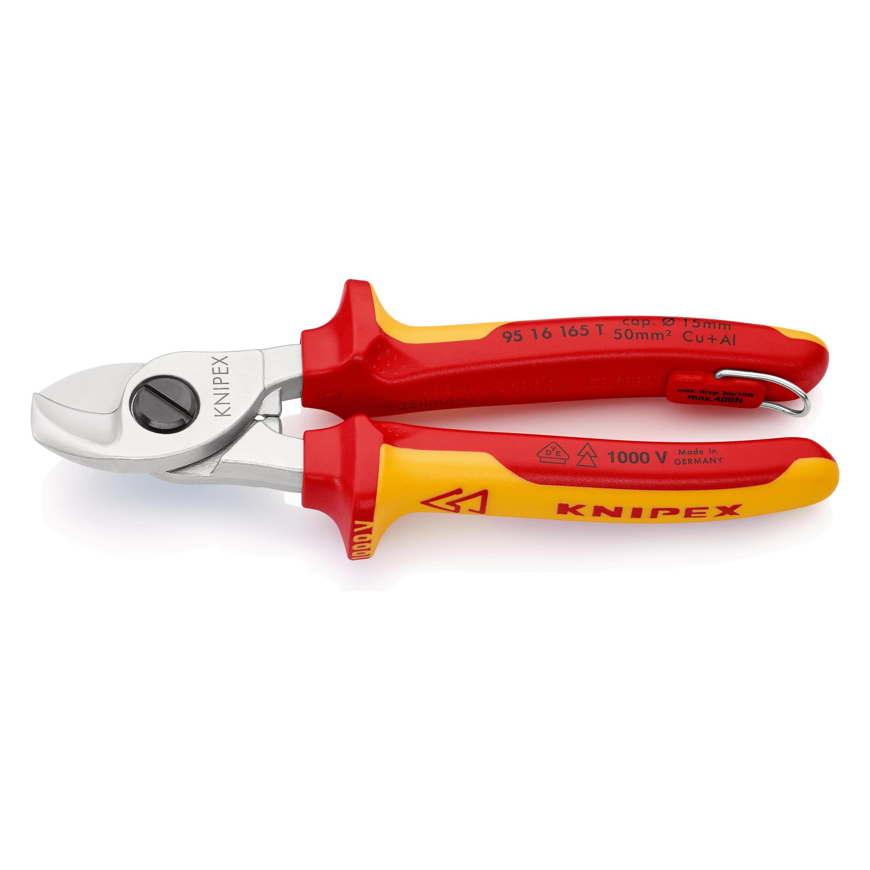 Knipex Drahtschneider (165 mm) (95 16 165 T BK M1010-1072)