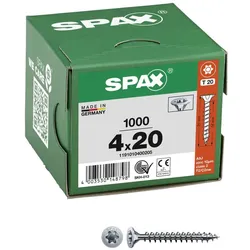 SPAX® Universalschrauben T20 4x20 1000 St.
