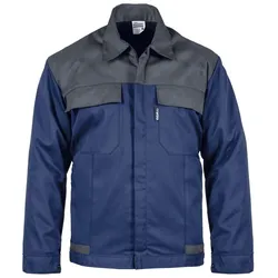 Arbeitsjacke Marineblau Grau Größe M Polyester / Baumwolle 4 Taschen VITO