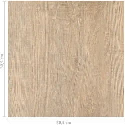vidaXL, Bodenbelag, Quadratische Dielen (PVC Boden, 5.11 m2)