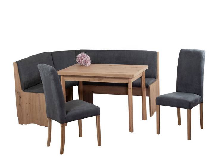 Stolebaenk Eckbankgruppe Duisburg Artisan Titanic Duisburg PE/MA, (Eckbankset, 1 x Eckbank, 1 x Tisch, 2 x Stuhl)
