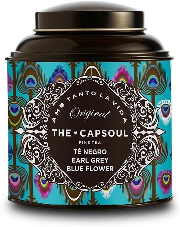 The Capsoul Black bulk tea Earl gray Blue Flower 100 gr