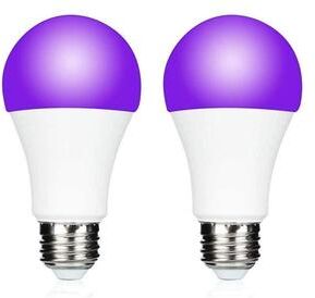 United Premium 2 Pack 9W Purple UV LED Bulbs For Ambient Party Lighting Premium 2 Pack 9W Purple UV LED Bulbs For Ambient Party Lighting