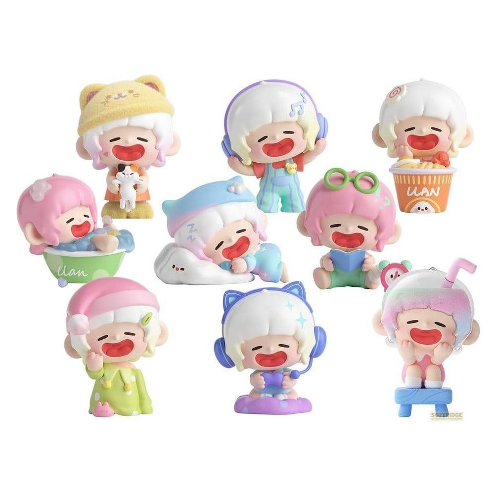 Shenzhen Mabell Animation Development Original Character pack de 8 boîte-mystère figurines Lazy Home Diary 9 cm (SH38950)