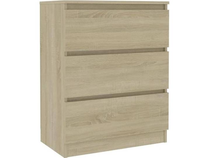 Fur© Bahut De Cuisine Décor - Buffet Armoire de cuisine Chêne sonoma 60x35x76 cm Aggloméré 73702