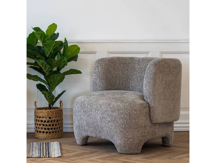 Einzelsessel Beige Polyester 77 x 72 x 79cm