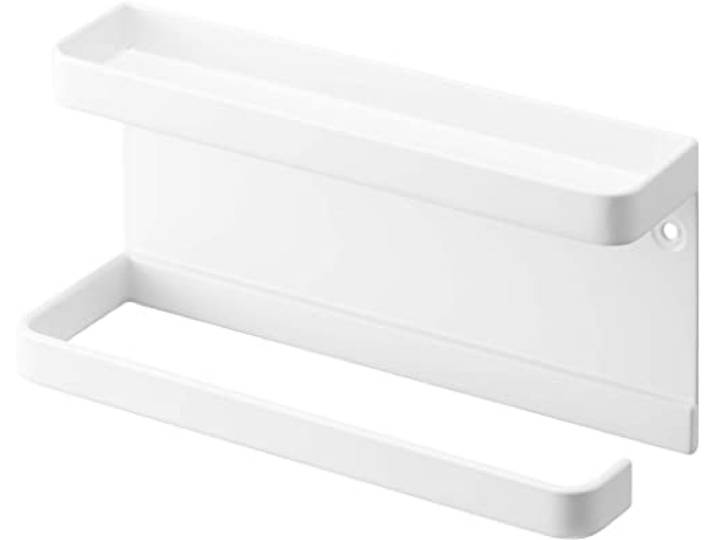 YAMAZAKI 6693 SMART Porte-parapluie mural\, blanc\, Acier\, minimaliste\, 20 x 6.5 x 9.5 c m