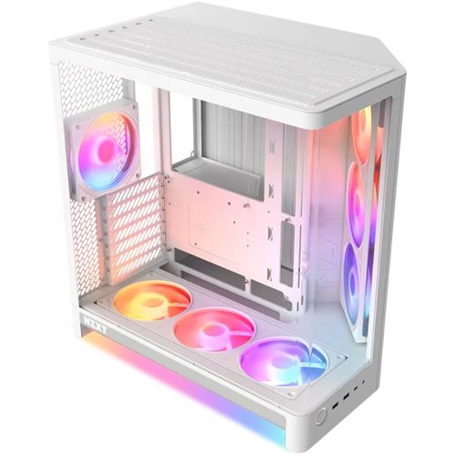 NZXT H6 FLOW (2026) RGB+ ALL White MidiTower mit Lüfter retail