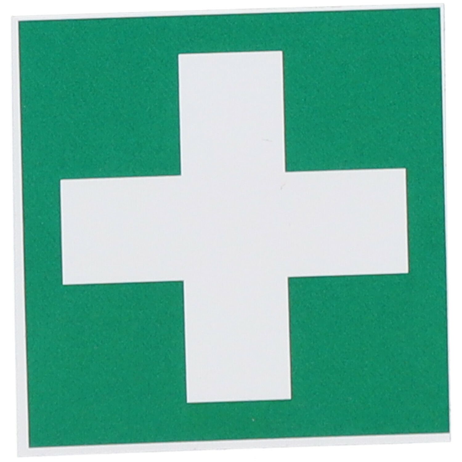 Grünes Kreuz Aufkleber Verbandkasten 1 St Set