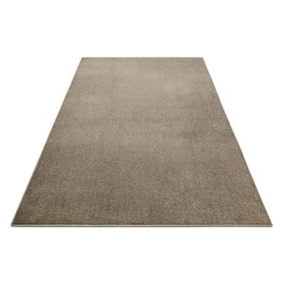 Teppich WECON HOME "Tim", beige (beige,meliert), B:200cm H:12mm L:300cm, Polyester, Teppiche, Teppich, einfarbig, meliert, modern, pflegeleicht, Wohnzimmer, Schlafzimmer