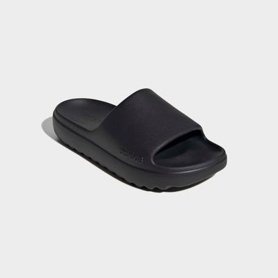 Badesandale ADIDAS SPORTSWEAR "LUMIA ADILETTE", Damen, Gr. 40,5, schwarz (core schwarz, core schwarz, core schwarz), Synthetik, Schuhe, Badelatschen
