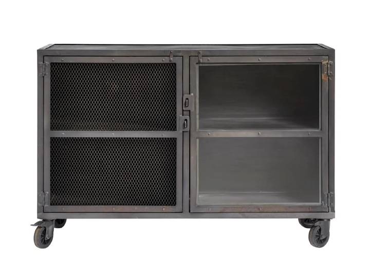 MUUBS Barschrank 21 120x80x45 cm Bronx-schwarz