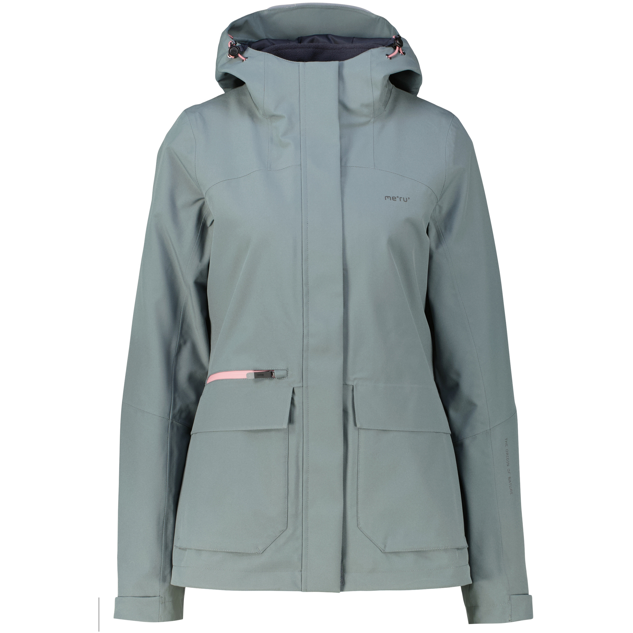 Bergzeit Basics Meru Arboga Damen Doppeljacke gruen Größe L Trekking Wasserabweisend Wasserabweisend