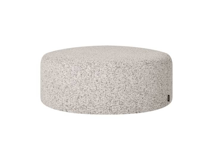 Noo.ma pouf folk large, pouf carré en tissu, 70 x 70 x 25 cm
