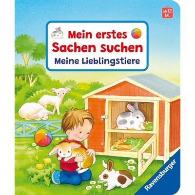 Mein erstes Sachen suchen: Meine Lieblingstiere, Gebundene Ausgabe von Sandra Grimm, Ravensburger Verlag GmbH