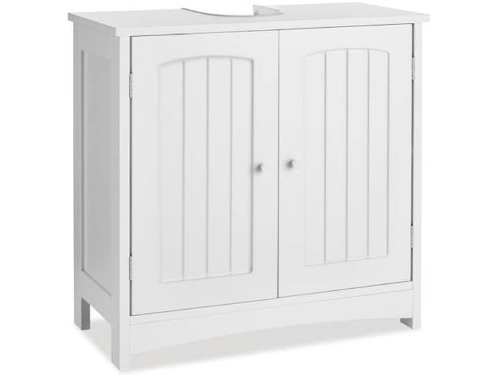 tectake® Badunterschrank für Waschbecken und Spüle - weiß