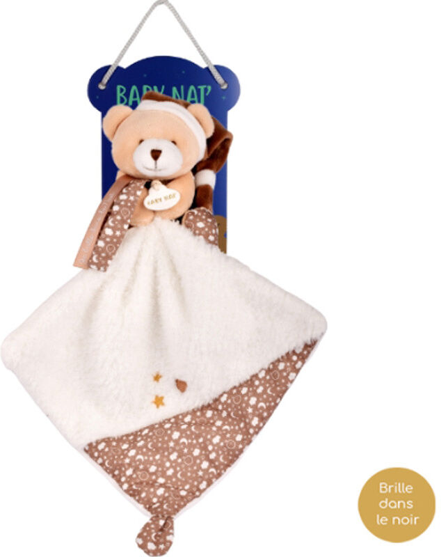 Baby Nat' Pantin PM Ourson avec Doudou "je brille dans la nuit" - Baby Nat