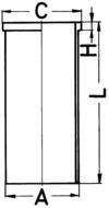 Kolbenschmidt Zylinderlaufbuchse 89586190