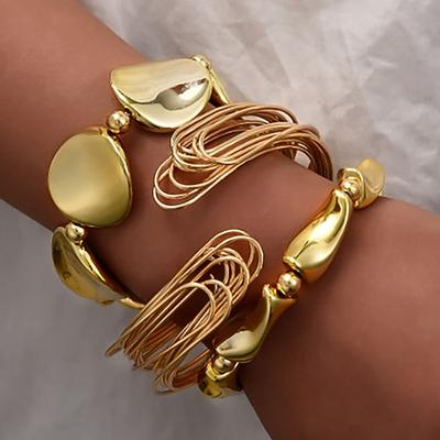 Klassisch Mode Mode Harz Armband Schmuck Silber / Gold Für Täglich Ferien Date