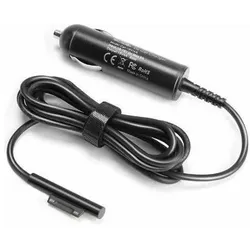 CoreParts Car Adapter for MS Surface (CAR ADAPTER FOR SURFACE PRO 6 (THE NEW SURFACE BOOK)) (60 W), Notebook Netzteil, Schwarz