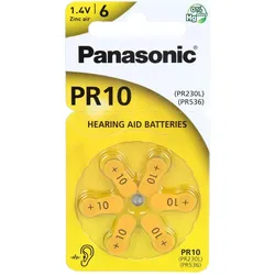 Batterie f. Hörgeräte Panasonic PR 10
