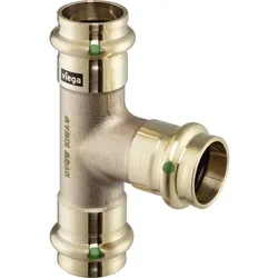 Viega Sanpress T-Stück 121600 22 x 15 x 15 mm, mit SC-Contur, Rotguss oder Siliziumbronze