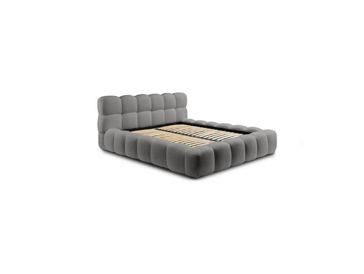Fun Möbel Polsterbett Bett AURELIA in Stoff Ascot / Speed Versand (Mit oder ohne Matratze), Speed Versand