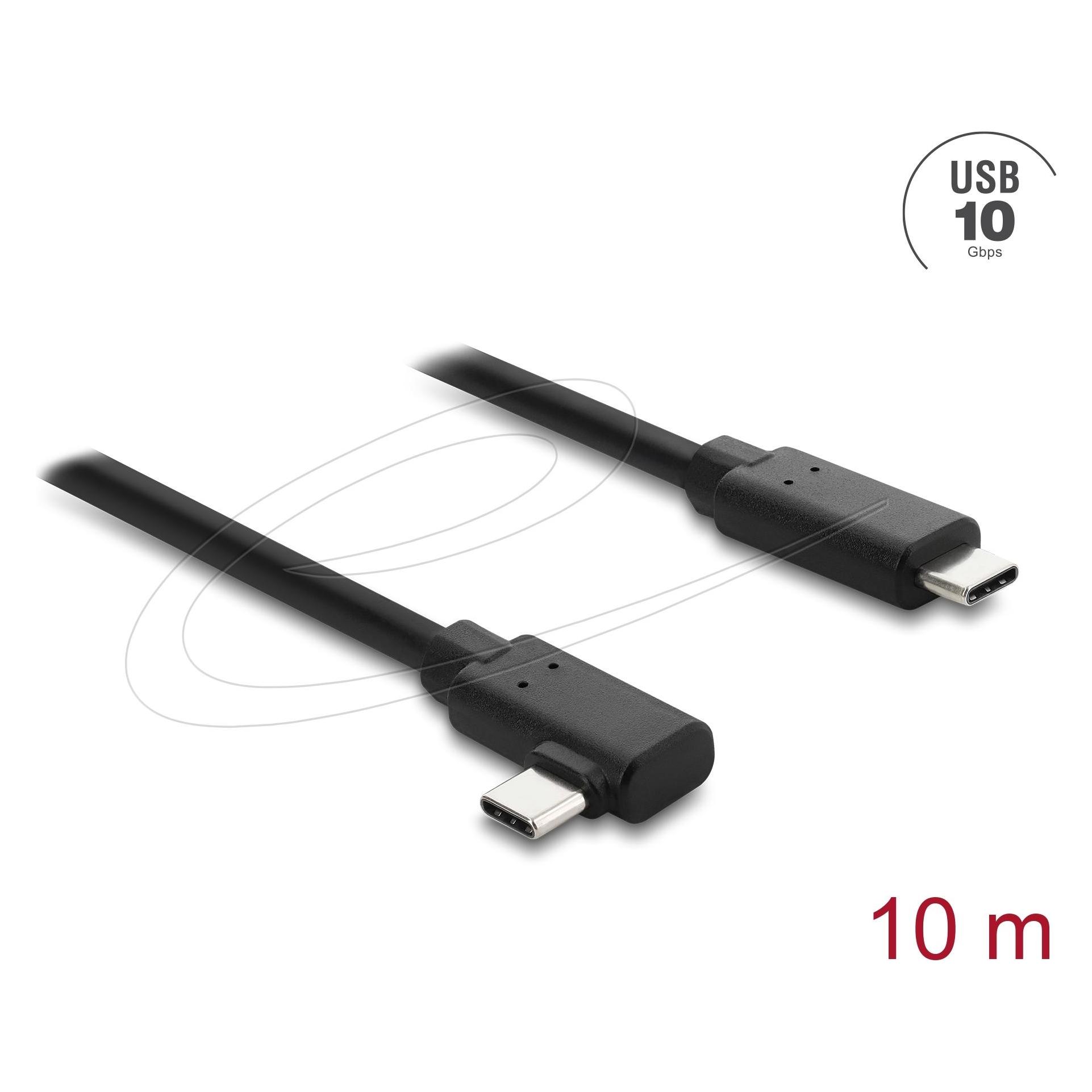 Delock Aktives Optisches Kabel USB 10 Gbps USB Type-C Stecke (10 m, USB 2.0, 60 W) (87242)