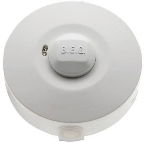 B.E.G. Brück 94402 Aufputz HF-Bewegungsmelder 360 ° Relais Weiß IP20
