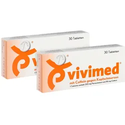 Vivimed mit Coffein gegen Kopfschmerzen 2X30 St