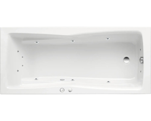 OTTOFOND Whirlpool Lusaka 70 x 160 cm weiß glänzend 57520