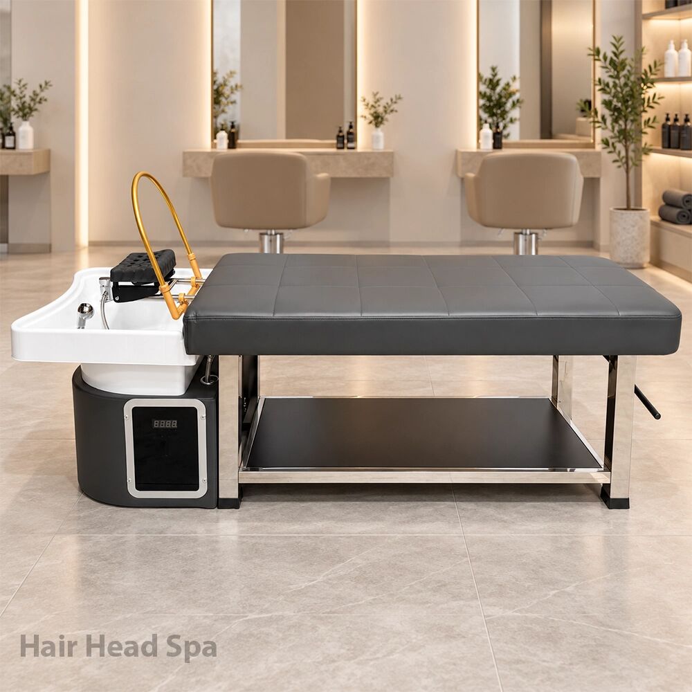 Tuttoperlestetica Head Spa lettino lavatesta Hair spa per parrucchiere con cromoterapia per shampoo Japanese