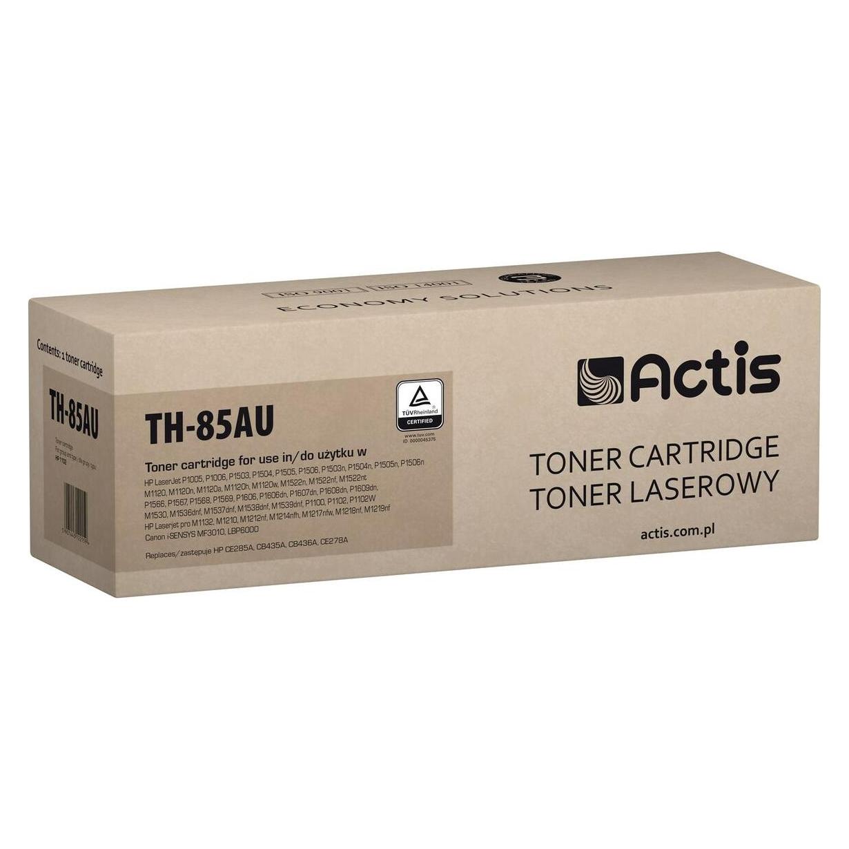 Factis TH-85AU Universaltoner für HP Drucker Ersatz für HP CE285A CE278A CB435A CB436A Standard (BK) (TH-85AU)