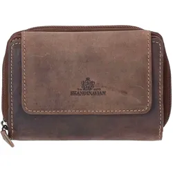 The Skandinavian Brand Lady Zip Wallet Hunter - tan