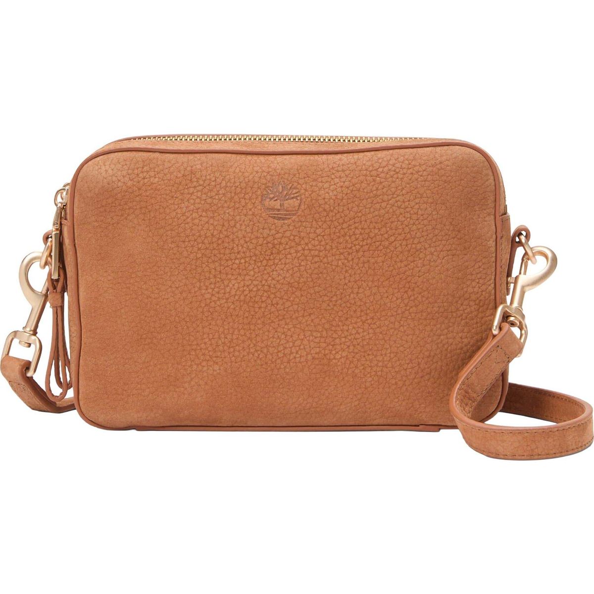 Timberland Womens Camera Bag tan leather OS TB0A43HBEZY1-OS
